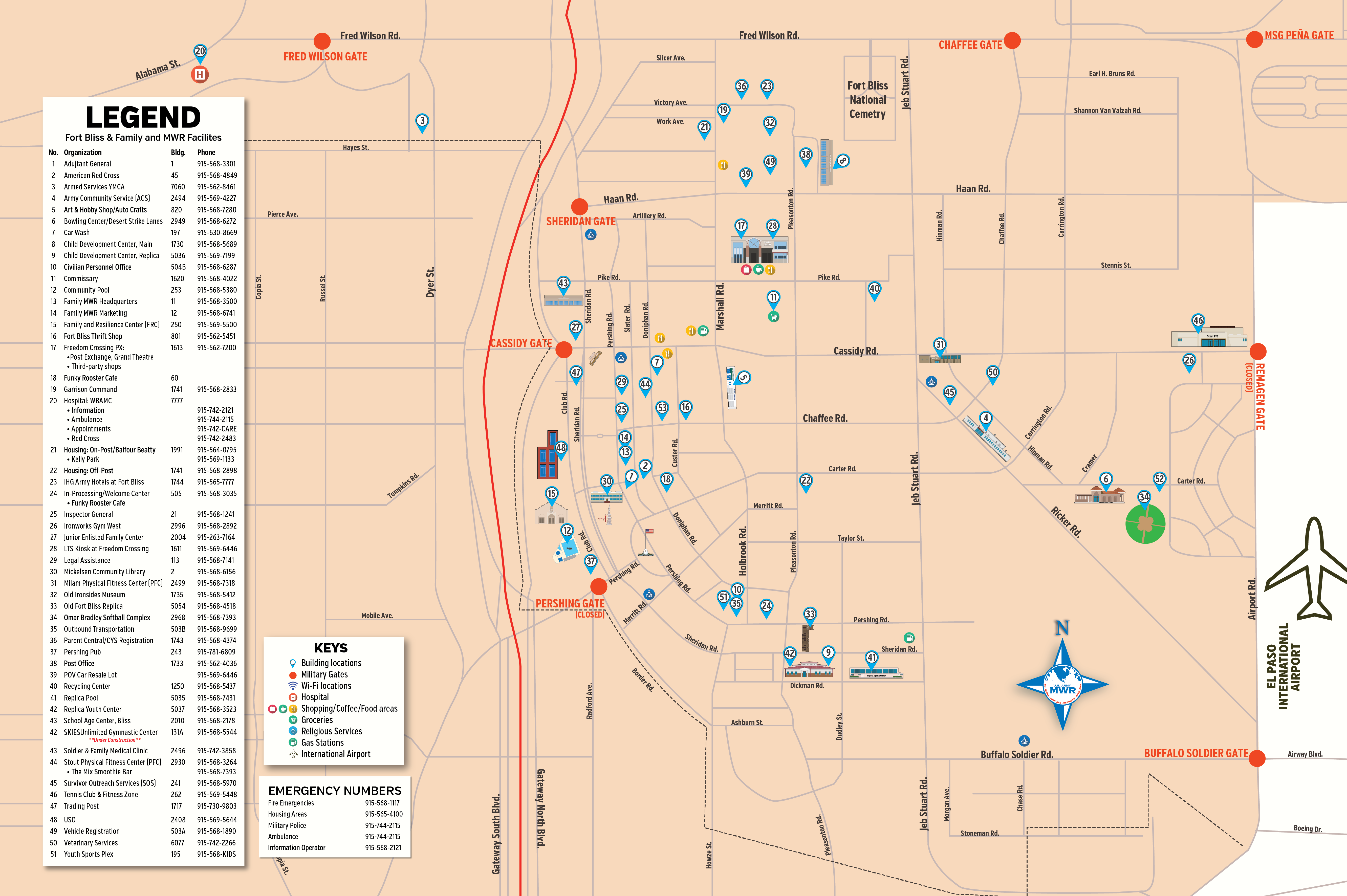 Fort Bliss Sgm Gate Maps