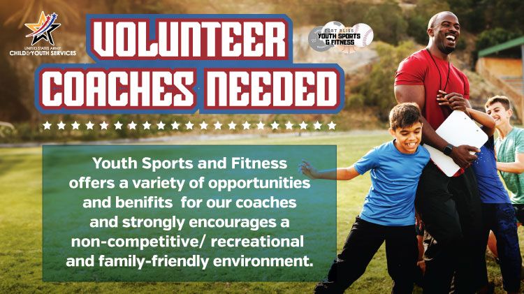 Youth Sports Volunteer Coaches Needed