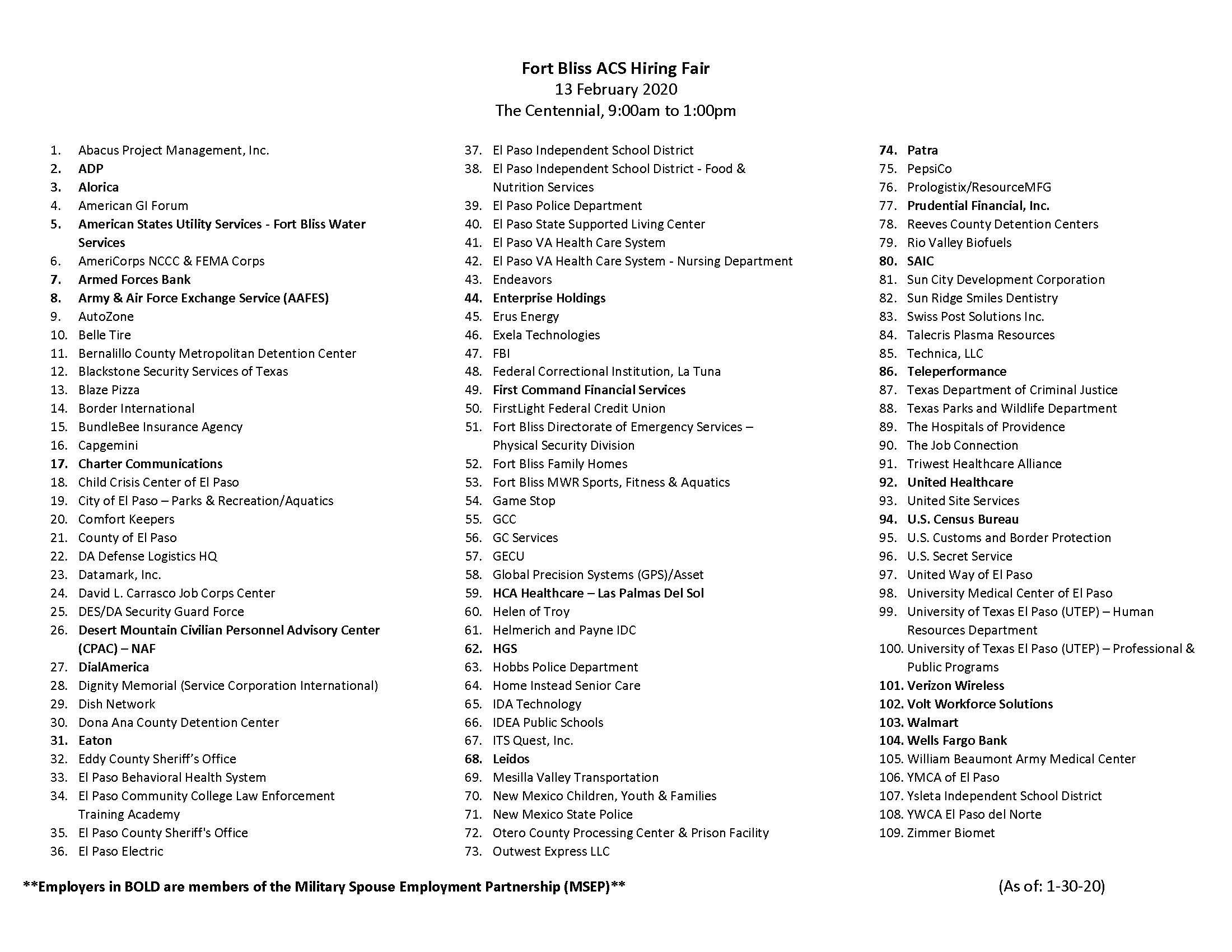 Employment Readiness Program (ERP)