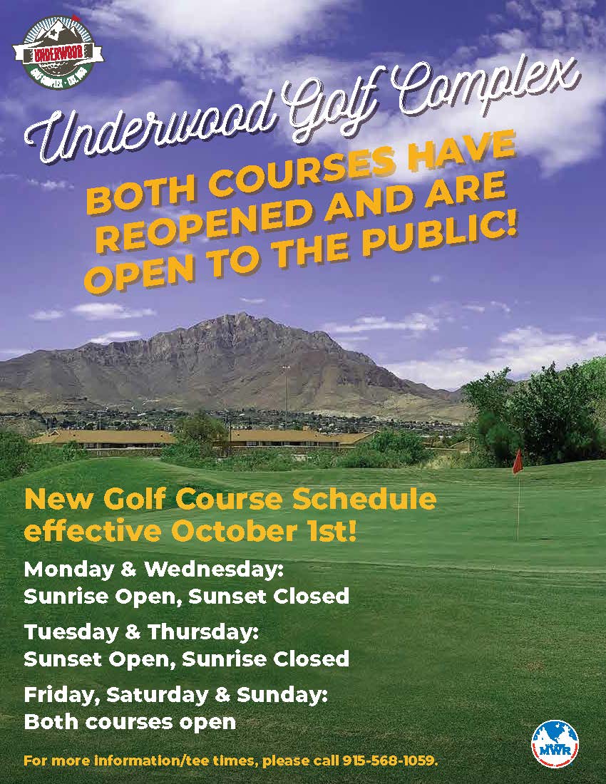 Underwood Golf Complex Fort Bliss