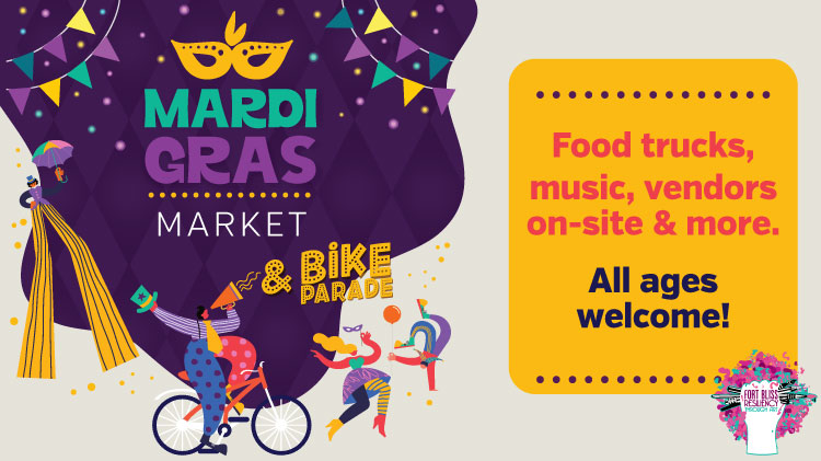 Mardi Gras Market and Bike Parade!