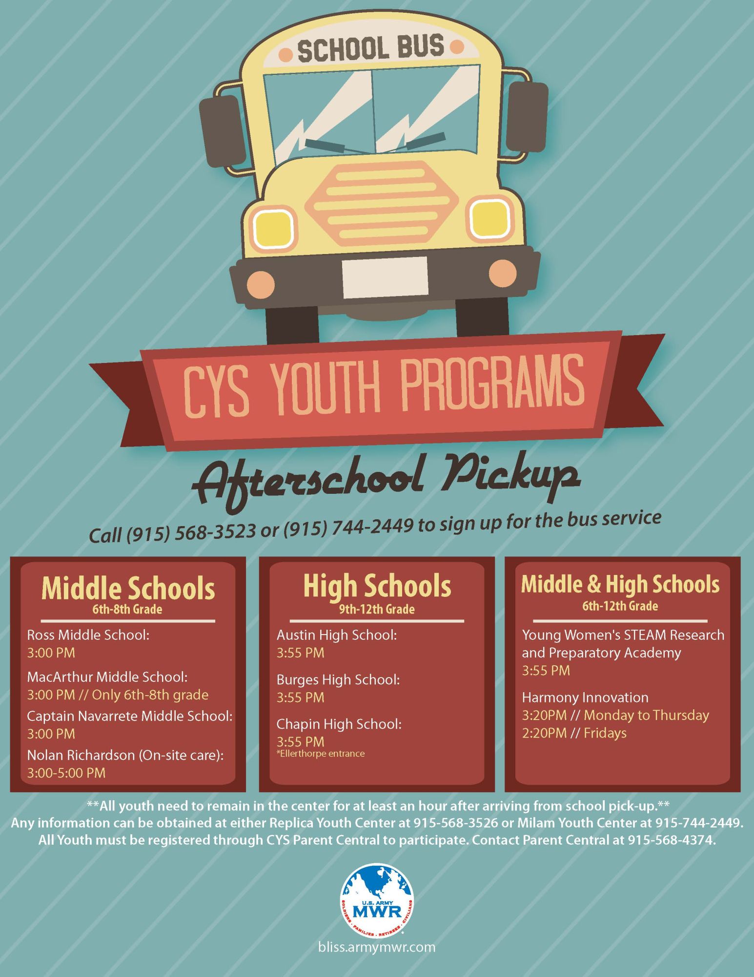 Youth Centers Ft. Bliss US Army MWR