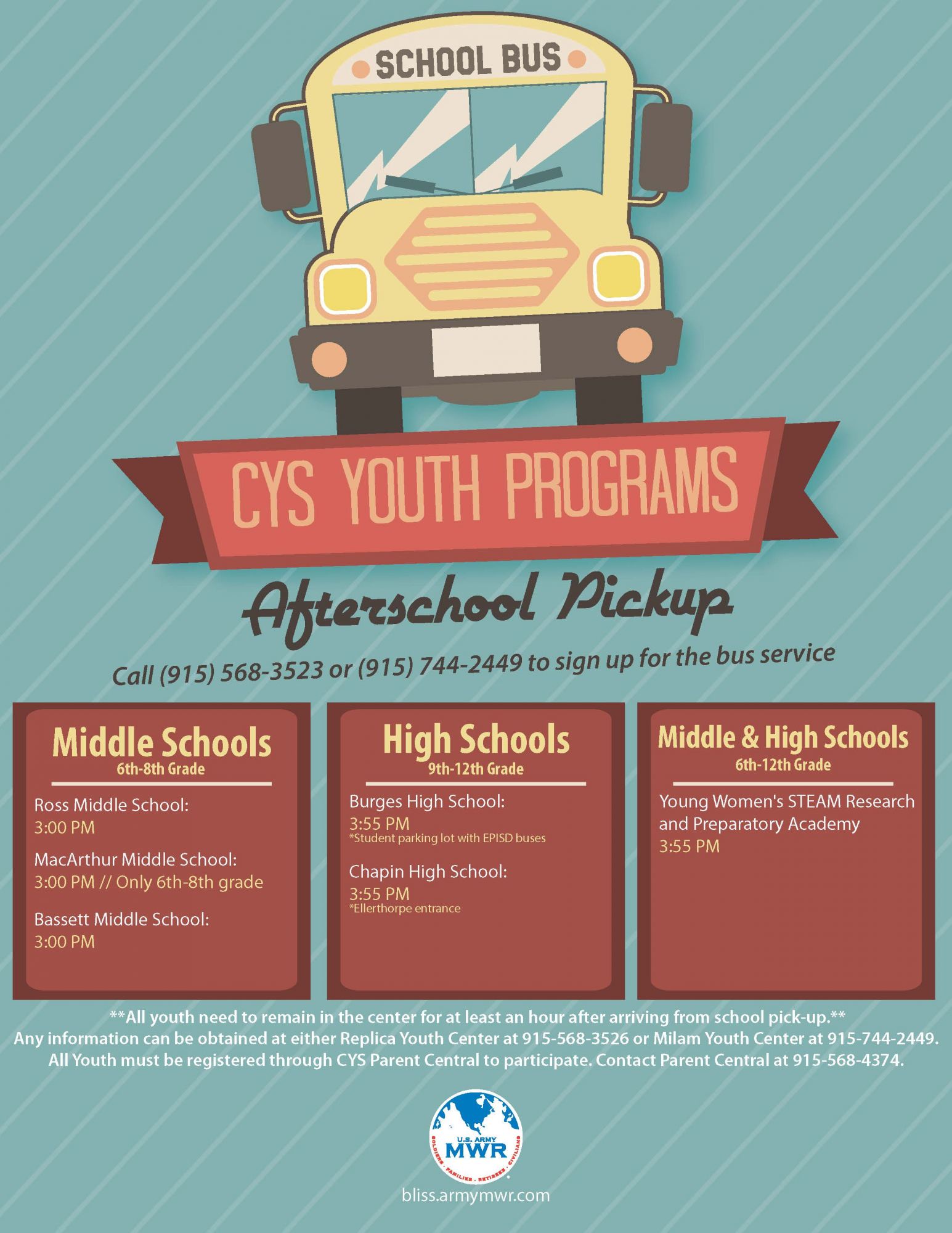 Youth Centers Ft. Bliss US Army MWR