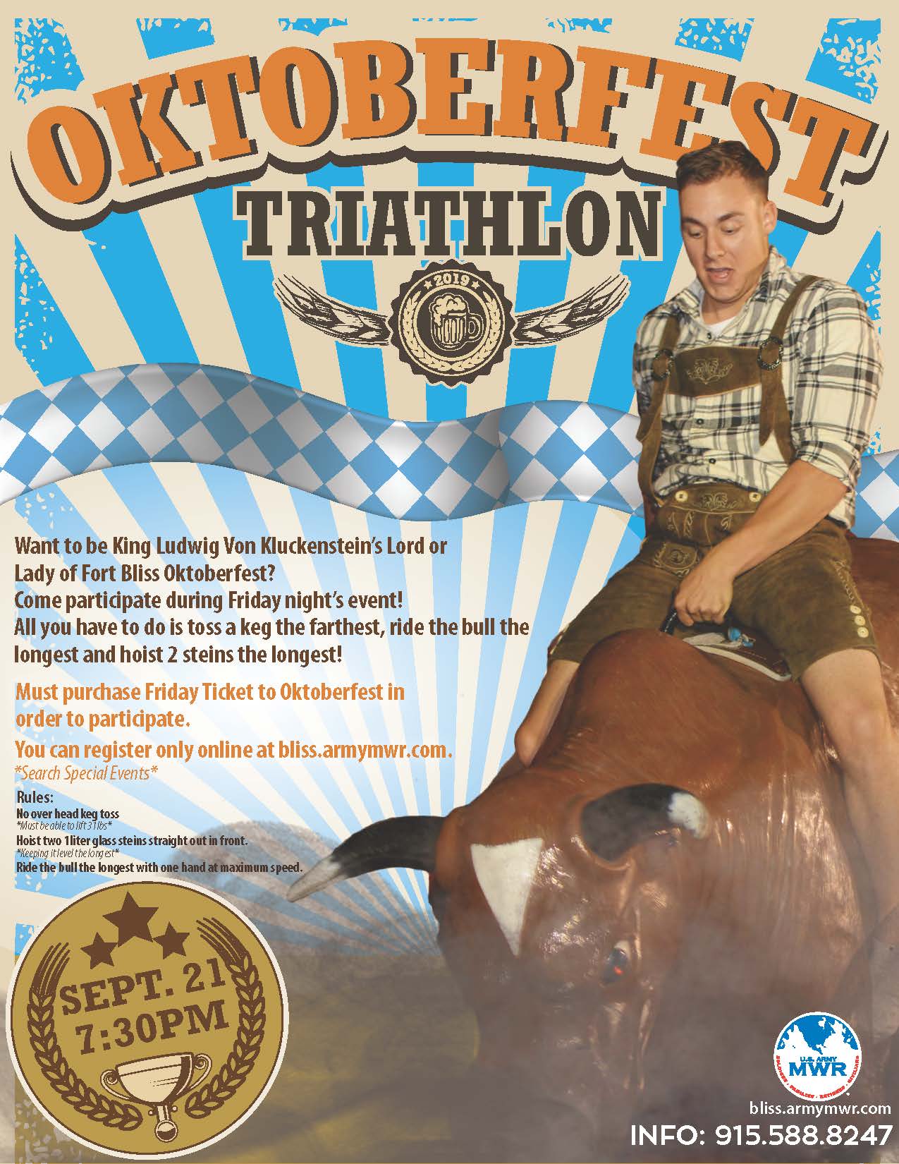 Fort Bliss Oktoberfest Triathlon