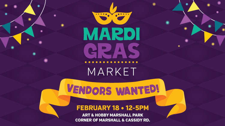 Vendors Wanted for Mardi Gras Market!