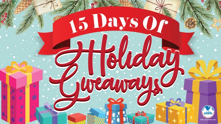 15 Days of Holiday Giveaways! 15 Days of Holiday Giveaways!